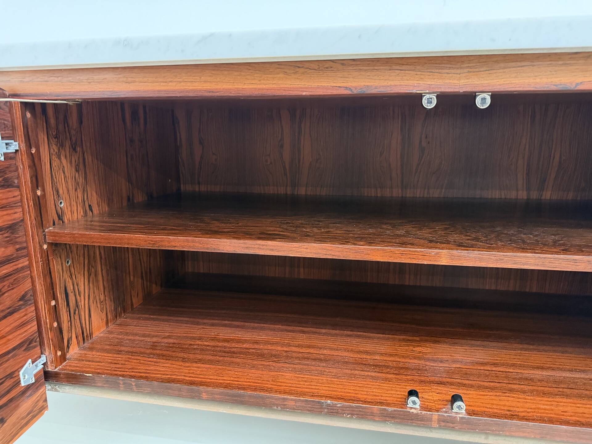 Modernist enfilade by Arno, in Rio rosewood.