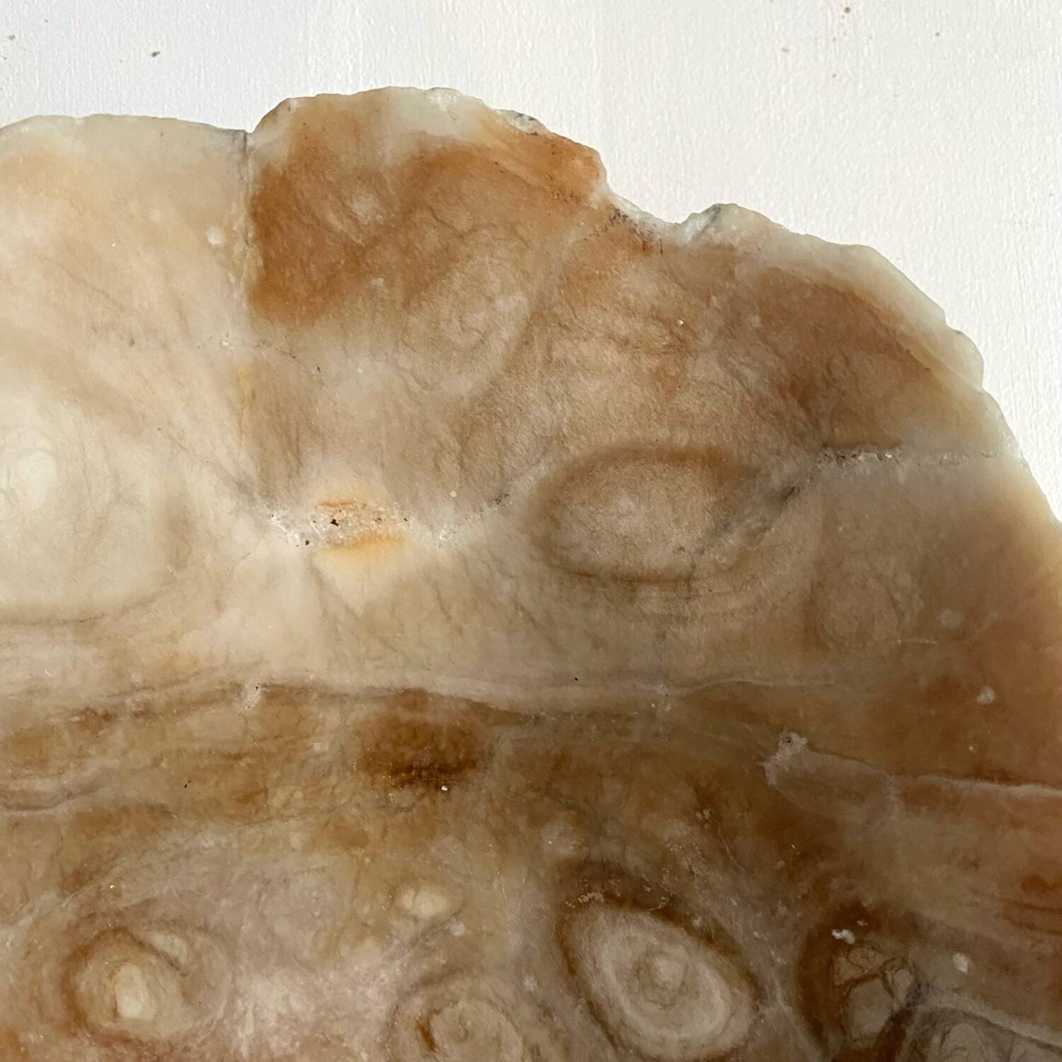 Cup, centerpiece in alabaster, Italy