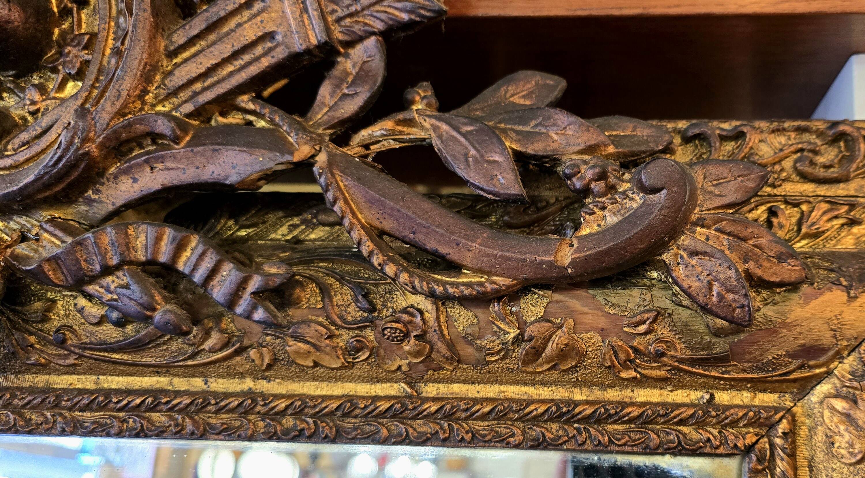 Large Napoleon III Mirror - 126 Cm