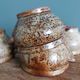 Soup bowls in Puisaye pyrite stoneware by Jean-Pierre Prud'homme