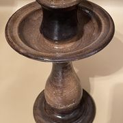 Terracotta candlestick by Jean Marais, Vallauris 1960