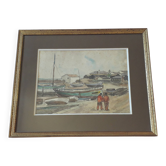 Tableau ancien du peintre Robert Laroche