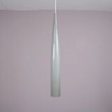 Alessandro Pianon hanging lamp in grey glass for Vistosi, Italy 1960