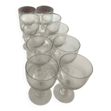 Verres en Crystal vintage