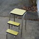 Yellow formica stool