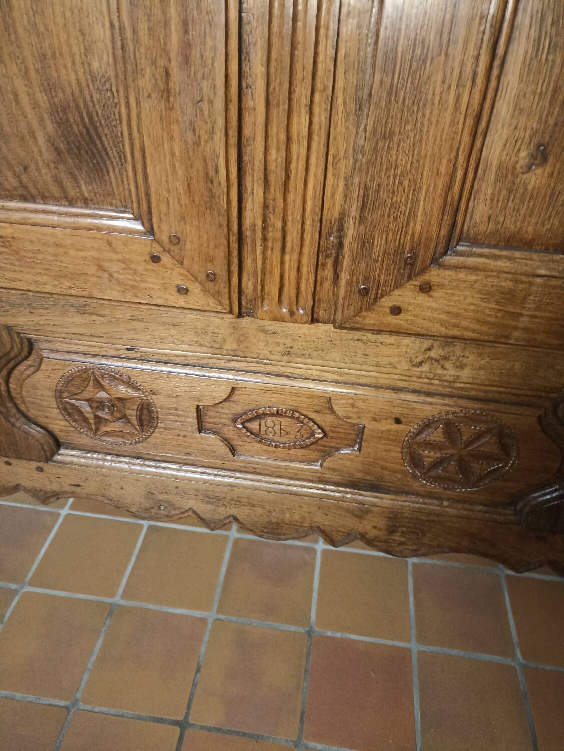 Armoire en chêne 1843