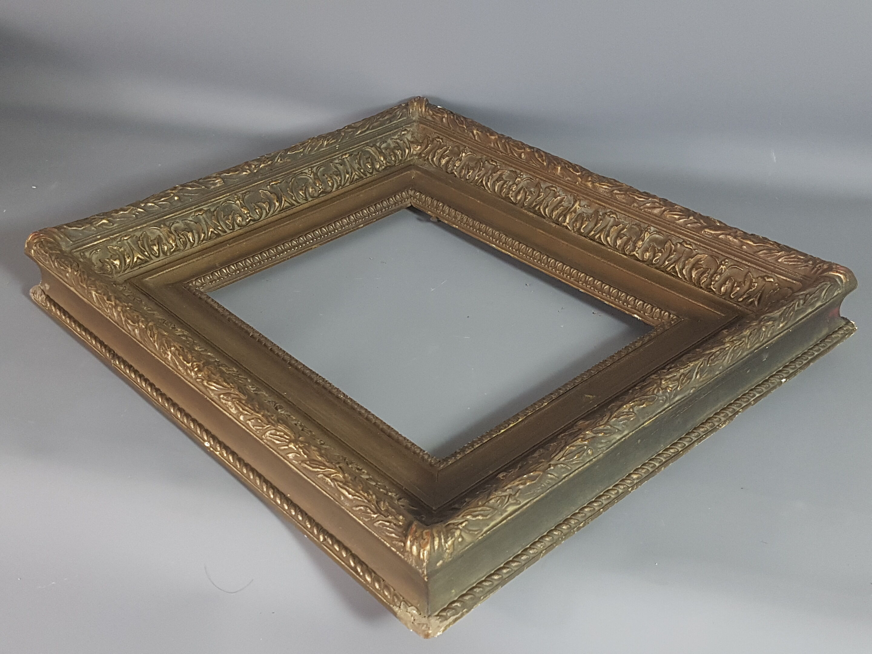 19th century frame with box