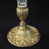 Cornet or tulip vase, centrepiece, Baccarat crystal 19th century