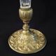 Cornet or tulip vase, centrepiece, Baccarat crystal 19th century