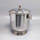 1960s Stunning ice bucket in stainless steel by Macabo. Made in Italy