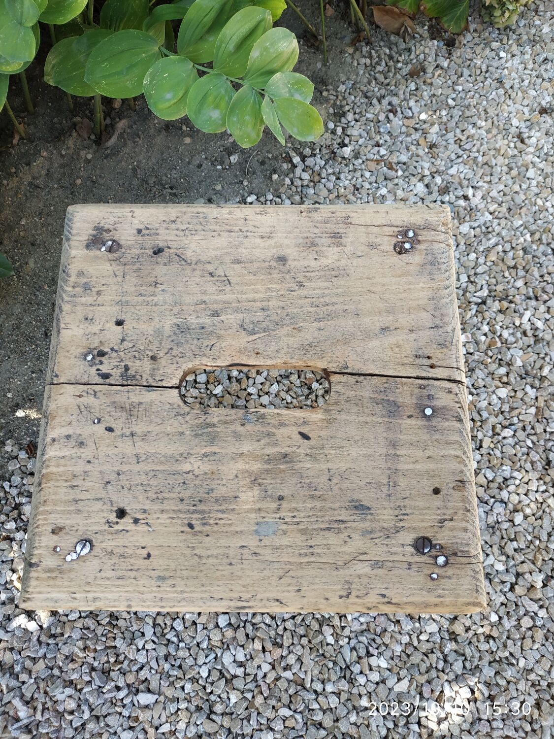 Wooden stool