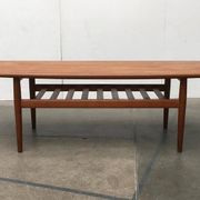 Mid-century Danish teak coffee table by Grete Jalk for Glostrup.