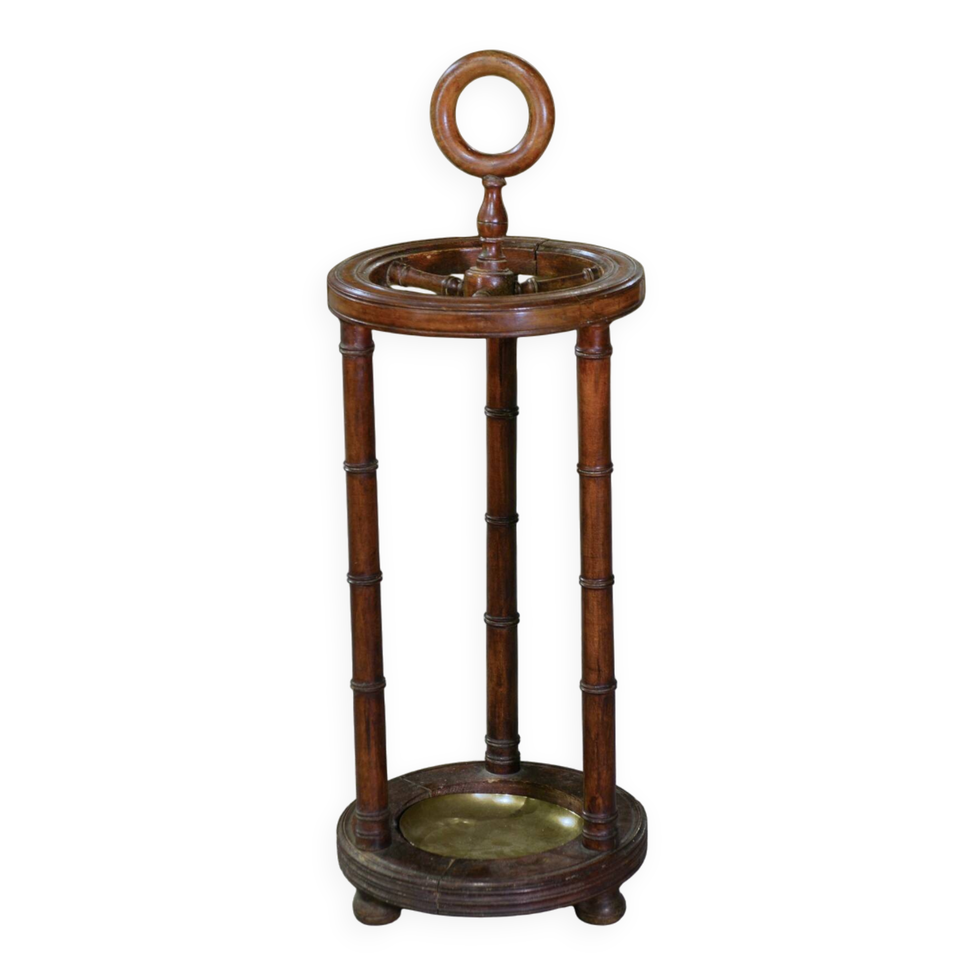 Beech umbrella stands imitating bamboo from the 1930s.