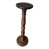 Plant stand, turned wooden plant holder