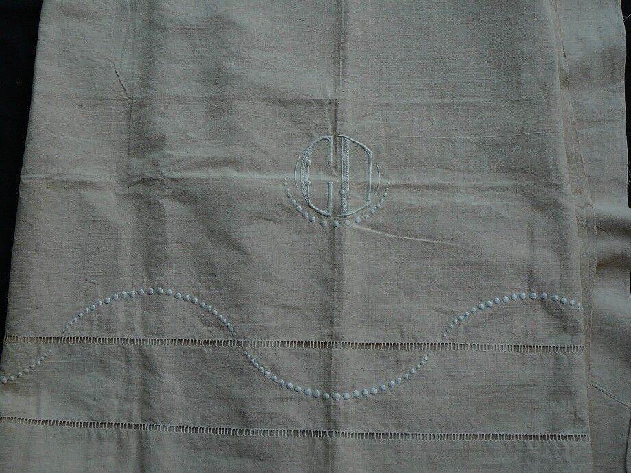Sheet early 20th century Métis ivory with monogram