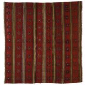 Turkish Anatolian Handmade Vintage Area Kilim Rug 187 cm x 182 cm