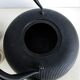 Asian teapot in black cast iron