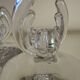 Art Deco crystal candle holder