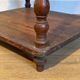 Three-Tier Shelf in Pitch Pine with Turned Columns and Spindles. Work