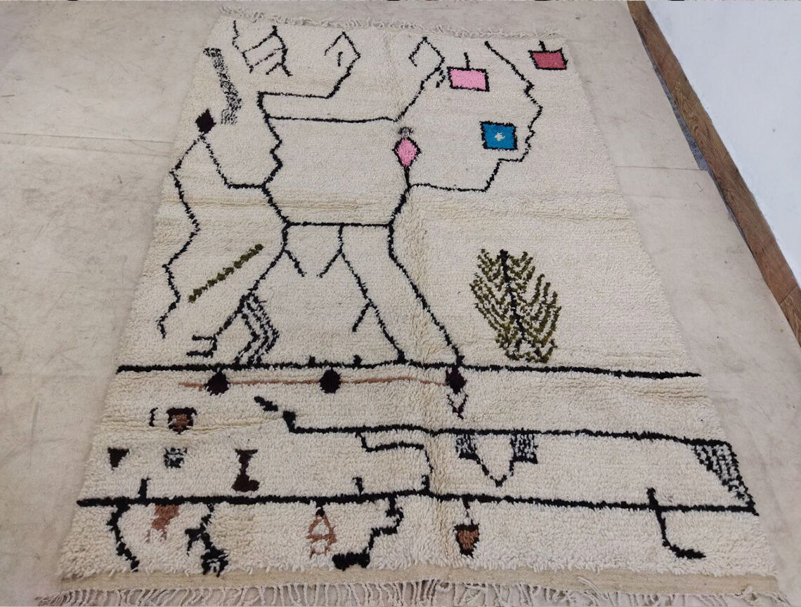 Moroccan berber carpet 244x164cm