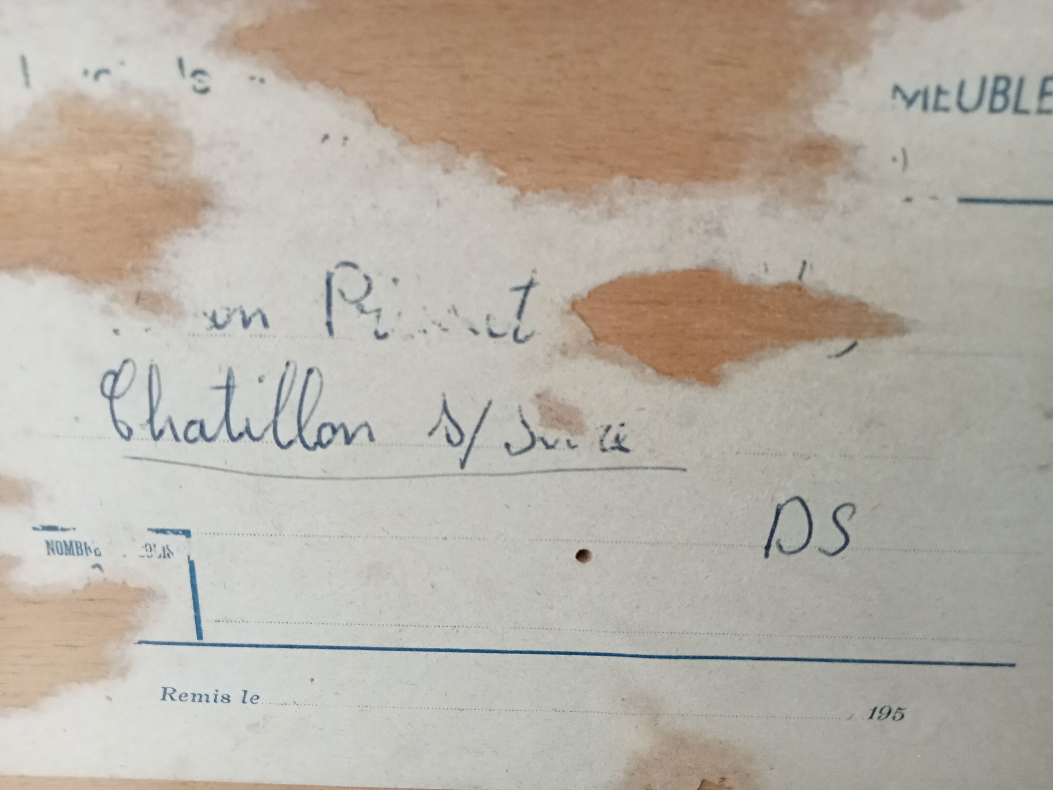 Restyled vintage chest of drawers