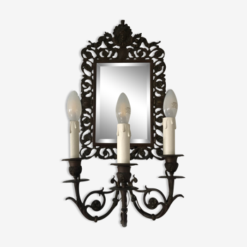 Applique baroque miroir