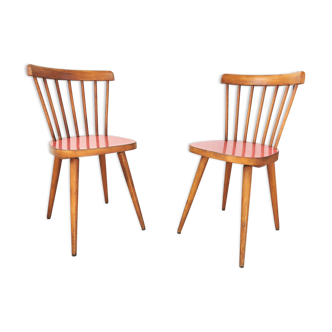 Pair of Baumann bistro chairs