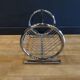 Porte-revues en chrome vintage