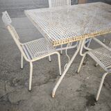 Ensemble de jardin en acier perforé