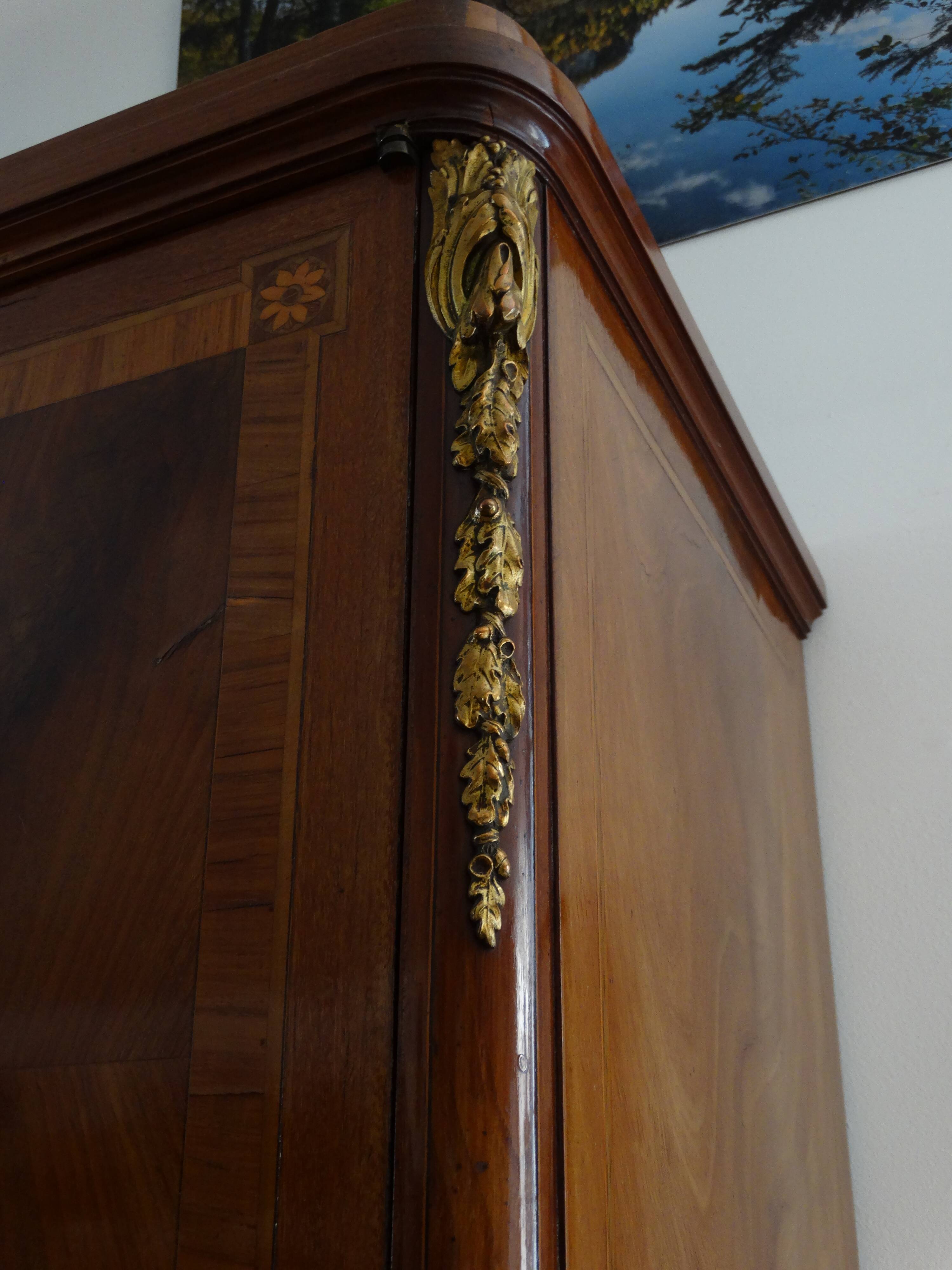 Buffet two-body wood and bronze mistake 19th century