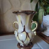 Vase 50s in marbled earthenware