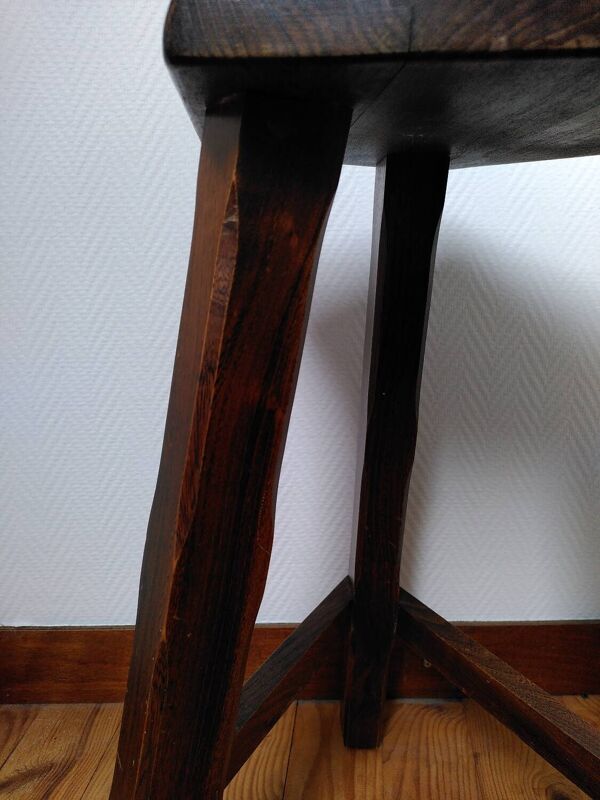 Tabouret haut brutaliste