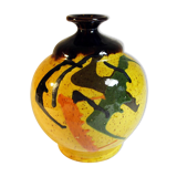 Speckled ceramic vase