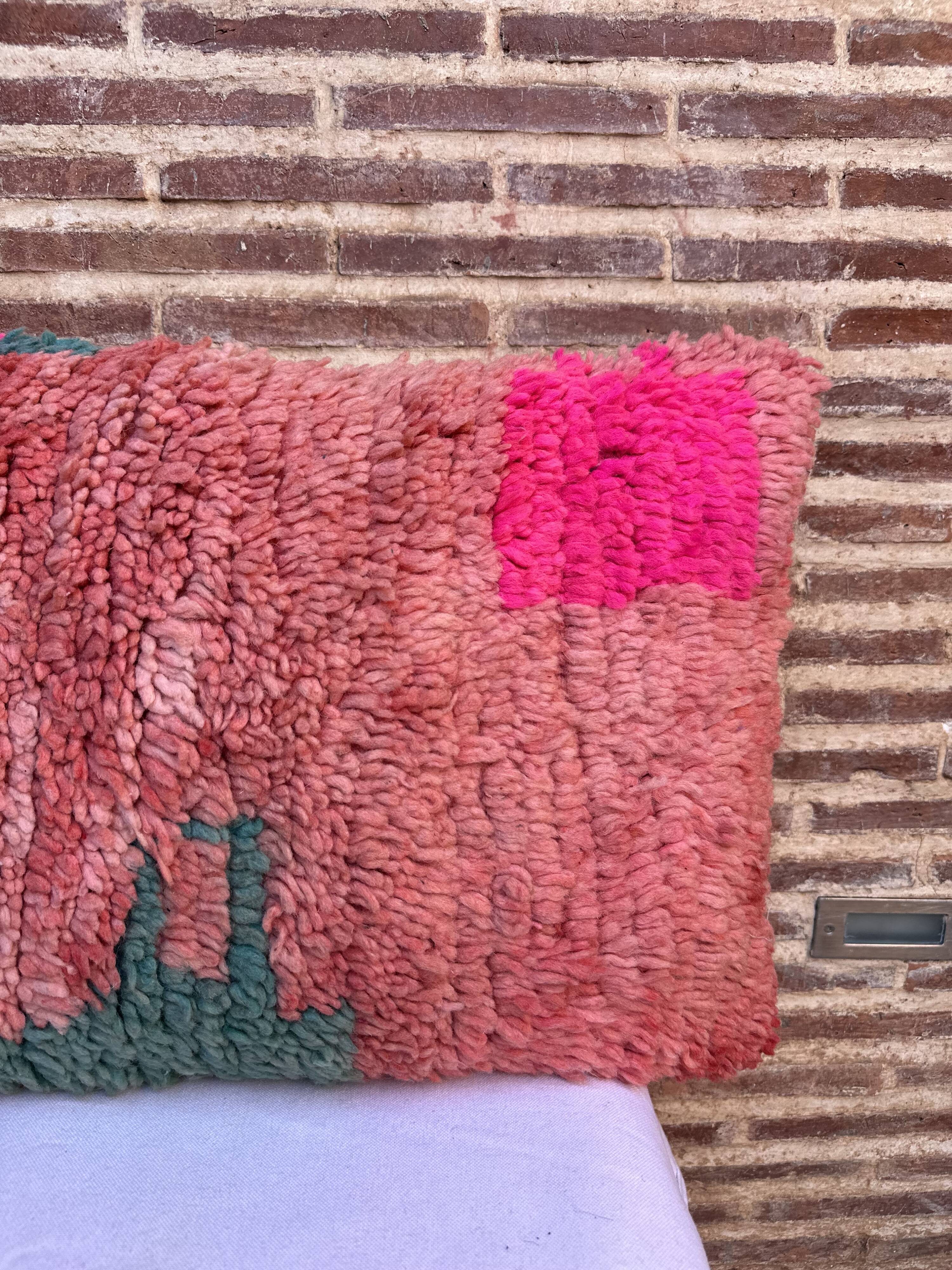 Beautiful vintage Berber Kilim cushion from Morocco