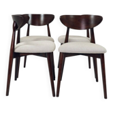 Chaises de salle à manger Lot de 4 Scandinavian design beige blanc
