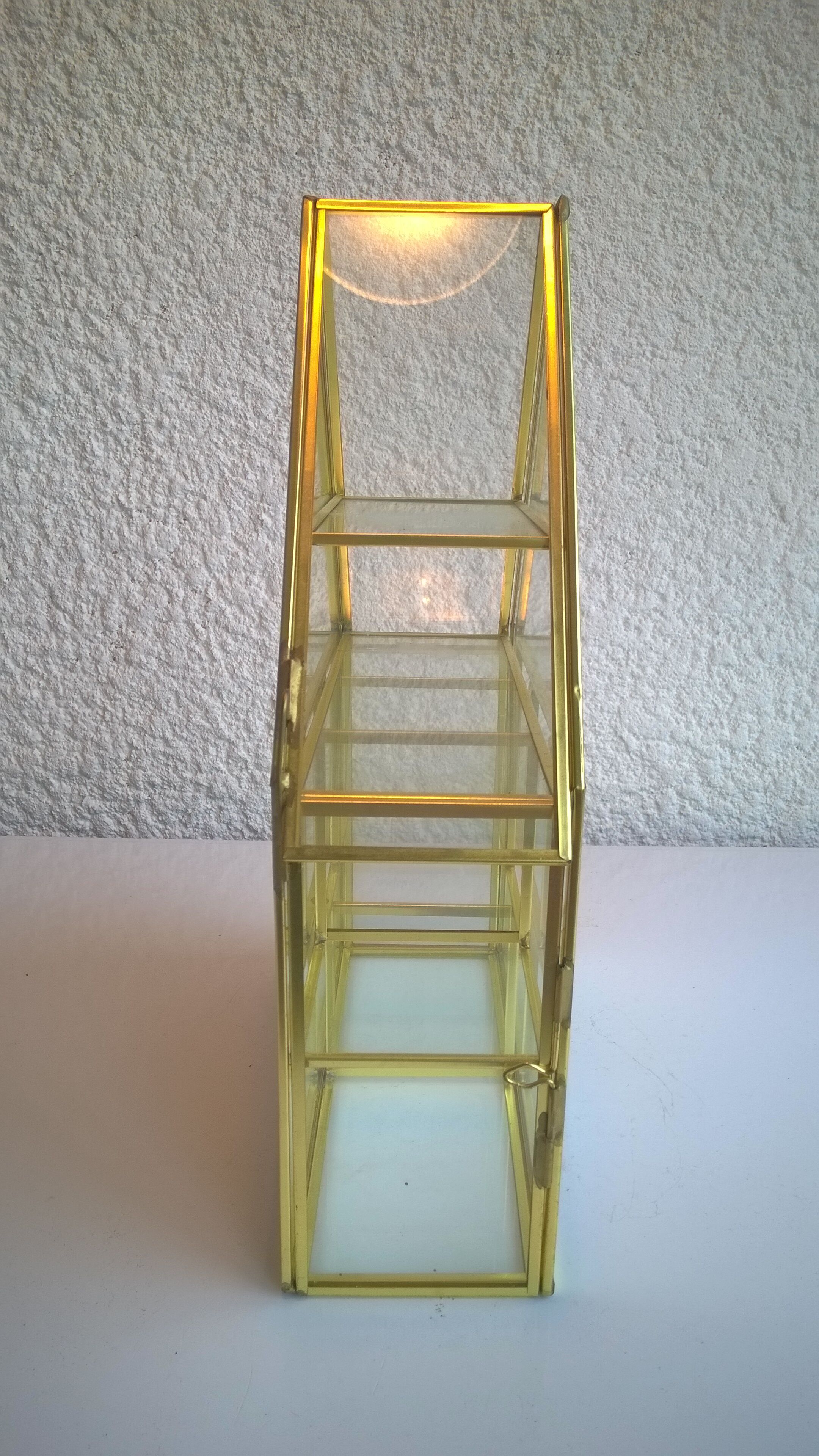 Laiton and glass window