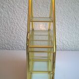 Vitrine laiton et verre