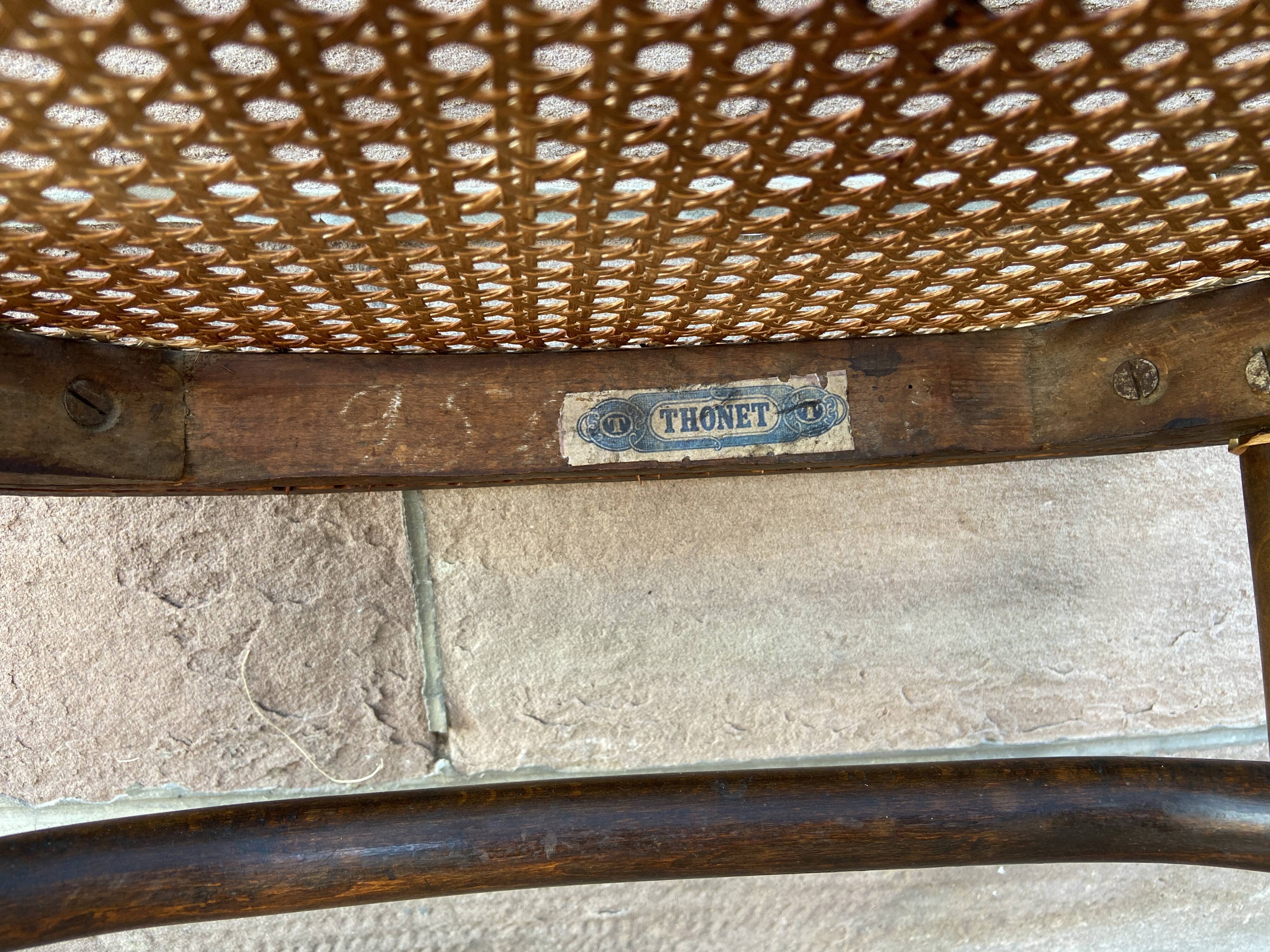 2 chairs bistro Thonet Nr 56 curved wood