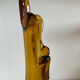 Vintage "Swung vase" in amber glass
