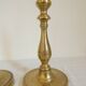 Pair of bronze candlesticks from the Restoration period, circa 1820