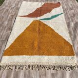 Handmade pure wool rug, size 2/3 m.