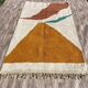 Handmade pure wool rug, size 2/3 m.