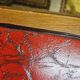 Set of 12 vintage 1960s red leatherette bistro chairs