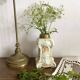 Homemade ceramic vase slip