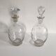 Suite of two vintage carafes