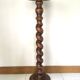 Side table in walnut turned 50s