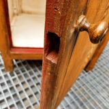 Solid oak country jam cupboard