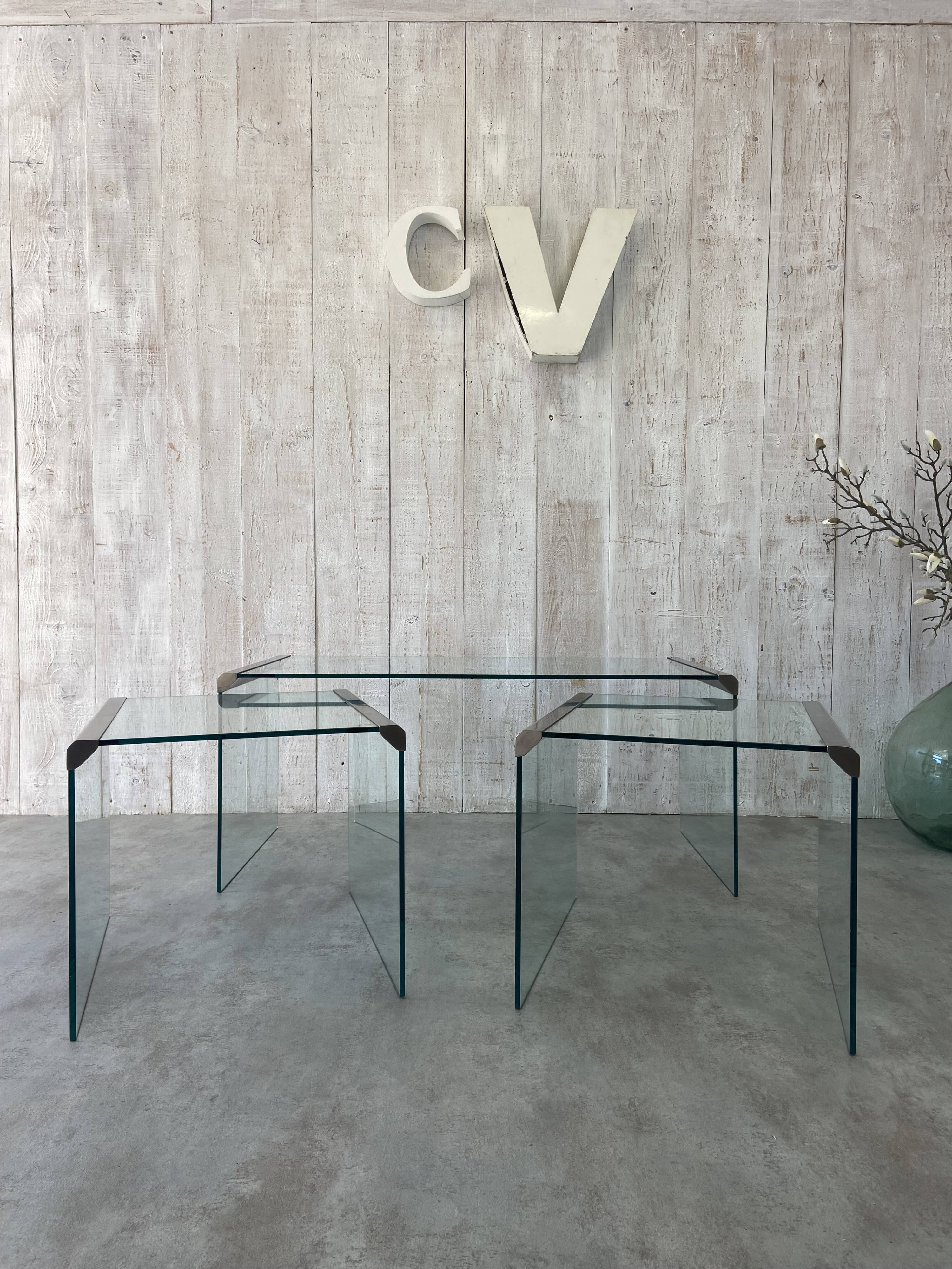 Set of 3 coffee tables Galliotti & Radice