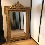 Old golden mirror