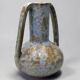 Art ceramic vase by Jean de Veyle, France, circa 1900, iridescent glazed, 16 cm.